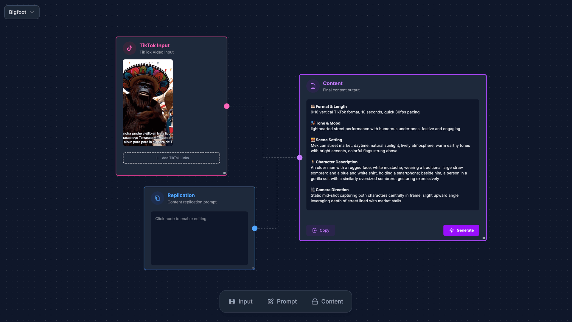 VeoViral interface screenshot