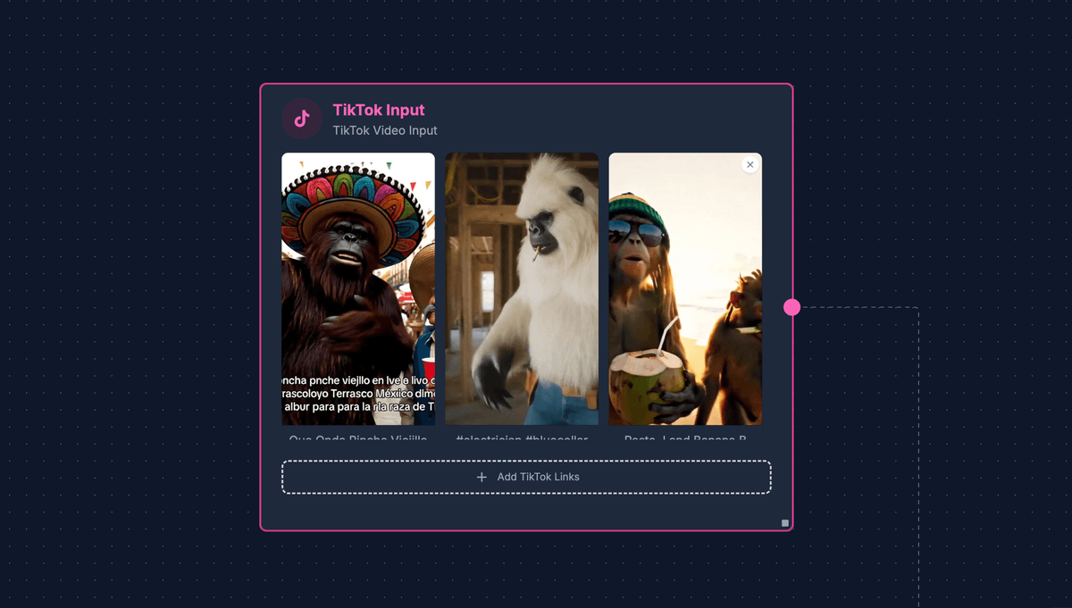 Input Your Content screenshot